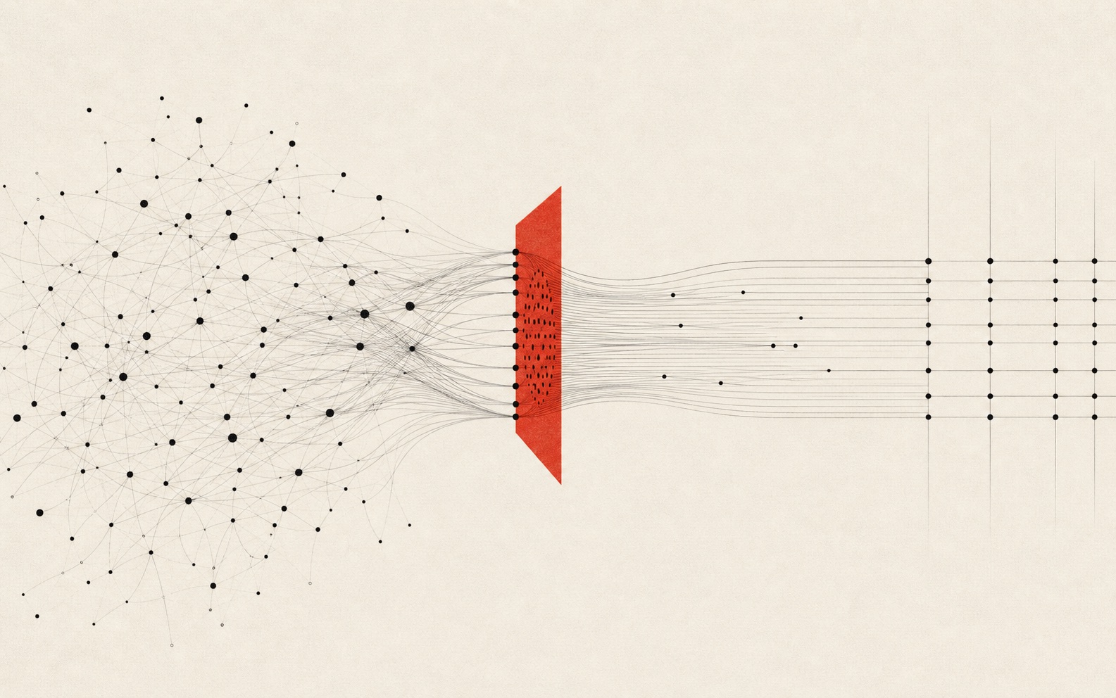 Governed data streams passing through a control layer